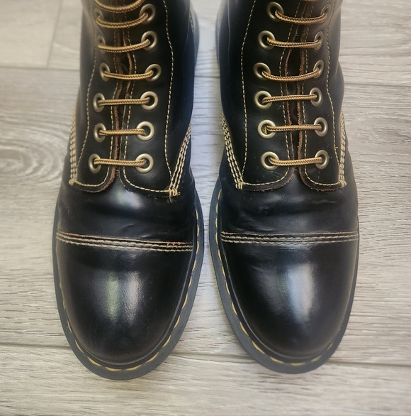 Dr. Martens Black and Brown Boots